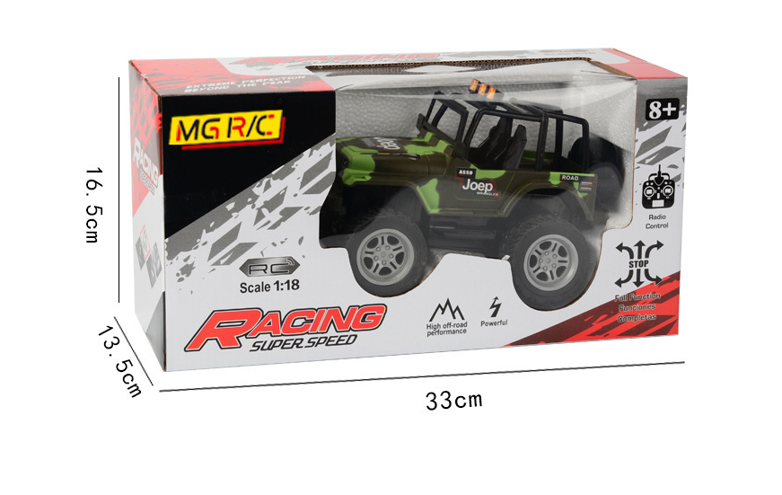2.4GHz Alloy High Speed Remote Control Racing Buggy Electric Light Toy Car Gift