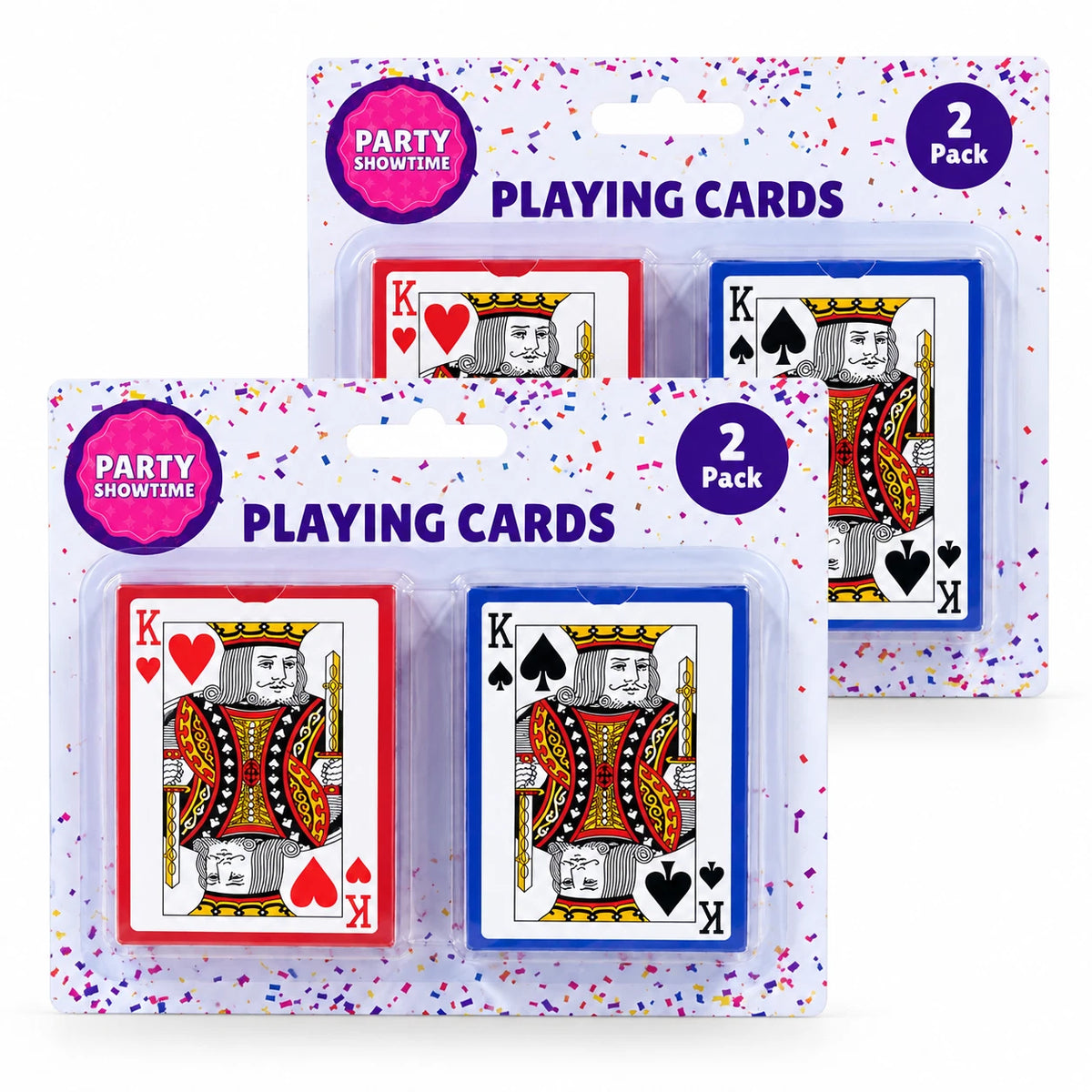 4 Pack Playing Cards Standard Deck 54 Cards Poker Solitaire Rummy Card Games