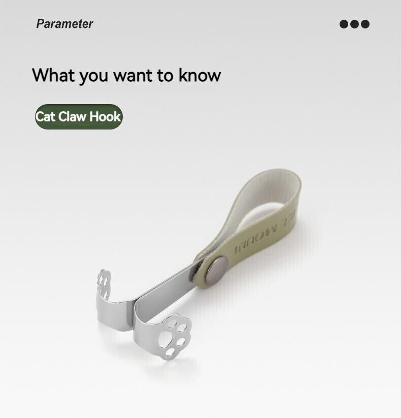 Multifunctional Portable Reusable Stainless Steel Detachable Cat Claw Hook