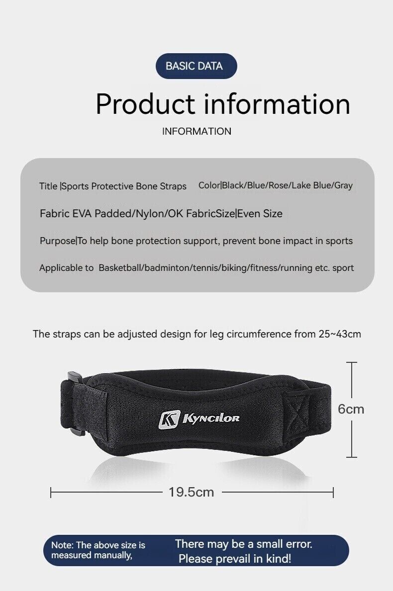 Patella Knee Support Strap Band Belt Brace Fitness Running Sports Compression