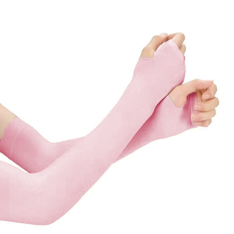 UV Sunburn Protection Ice Sleeve Cooling Arm Summer Cycling Outdoor Running