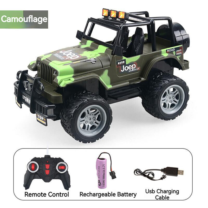 2.4GHz Alloy High Speed Remote Control Racing Buggy Electric Light Toy Car Gift