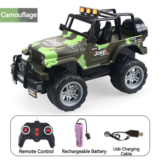 2.4GHz Alloy High Speed Remote Control Racing Buggy Electric Light Toy Car Gift