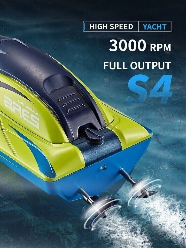 2.4GHz RC Speed Boat Remote Control Racing Yacht Dual Propeller Rechargeable AU