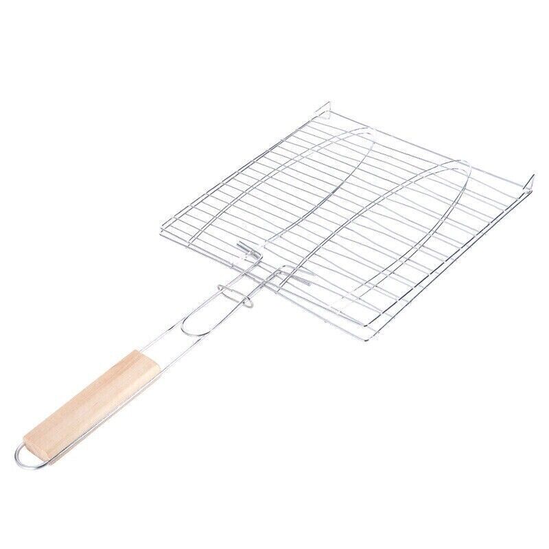 Outdoor BBQ Clips Durable Tools Thick Camping Cooking Net Grilled Fish Tong