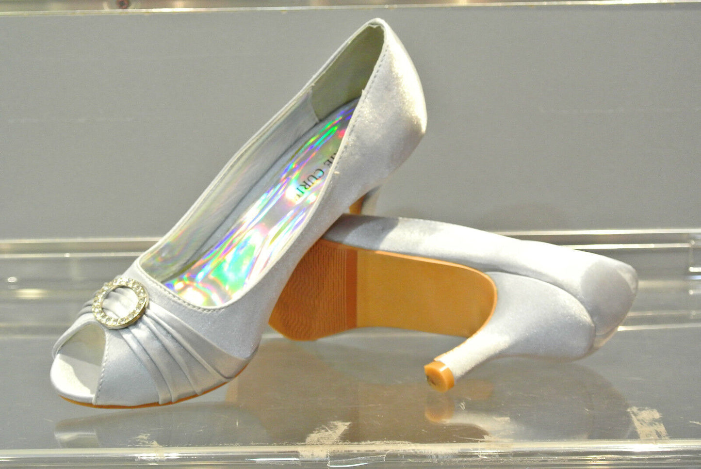 Fashion New Quality Women Shining Diamante Evening Wedding Ball High Heel Shoes
