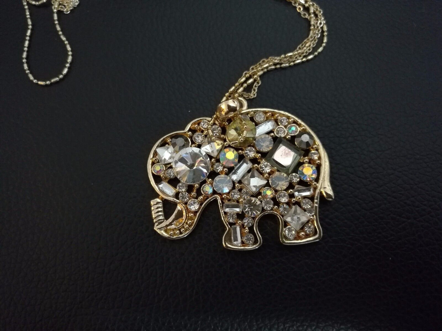 New Women Rhinestone Chain Crystal Necklace Pendant Lady's Fashion Jewelry