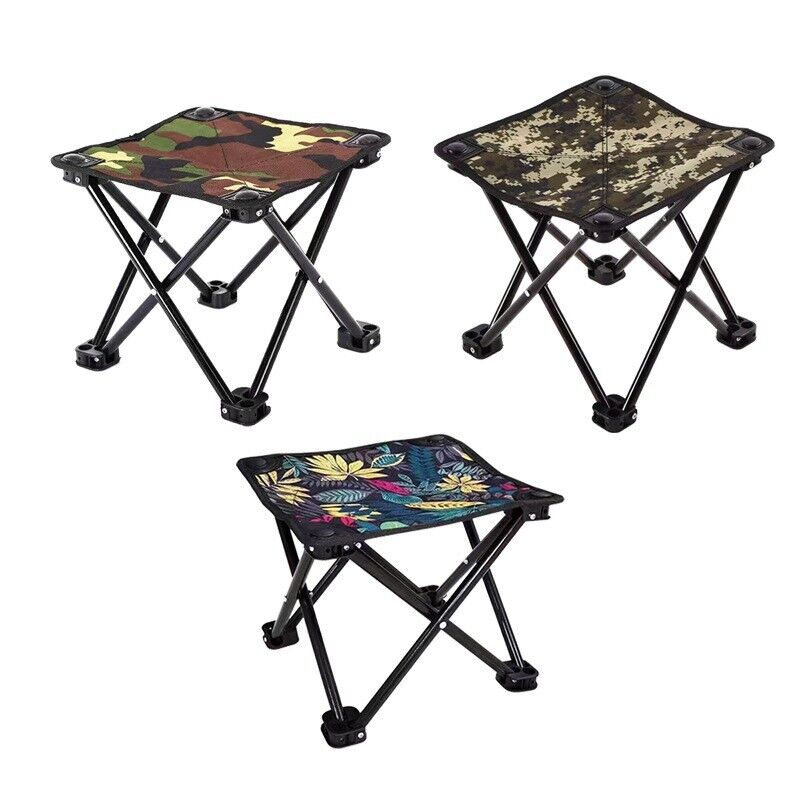 Outdoor Folding Fishing Stool ultralight Backless Camping Picnic Carry-on Chair