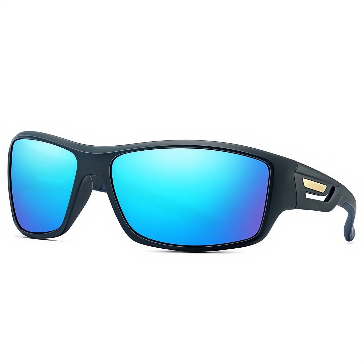 Men Polarized Sports Sunglasses Lightweight Wrap Around Shades Driving Cycling # 201909