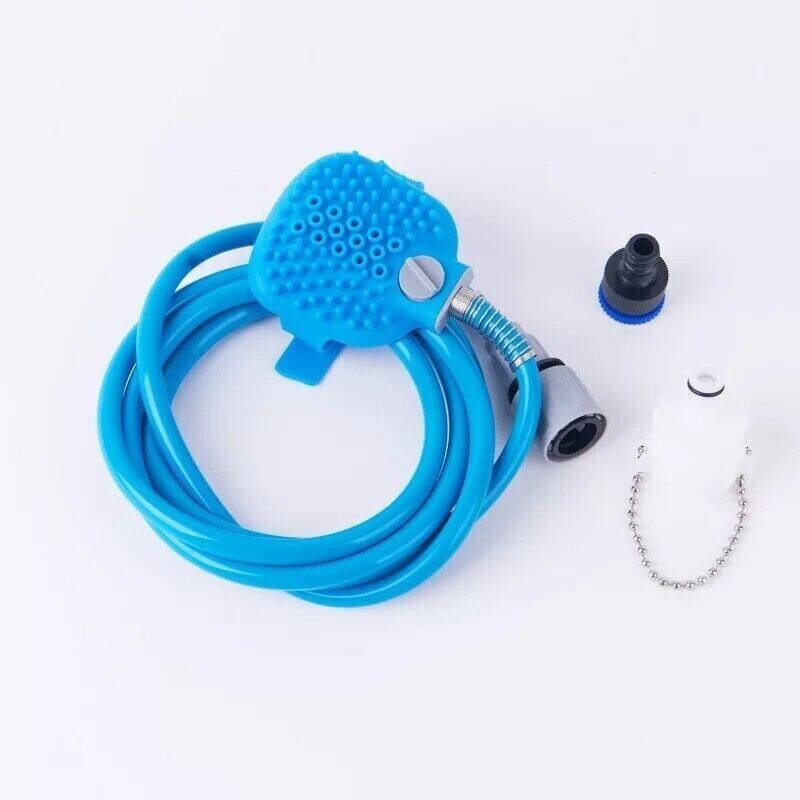 Adjustable Pet Bathing Tool Silicone Bath Brush Spraying Water Massage Hair