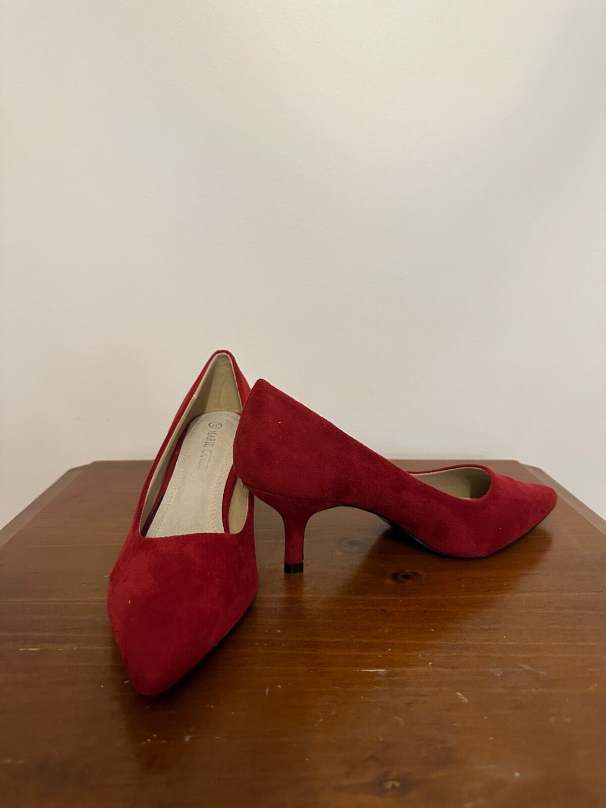 Fashion Classic Mid Heel Pumps Toe Court Work Office Women Ladys Shoes Patent