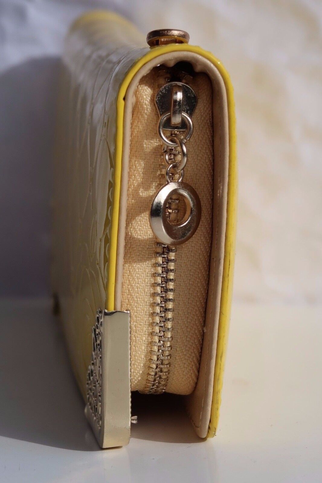 NEW Women Fashion Patent Wallet Zip Around Case Purse Wallet Lady clutch GIFT