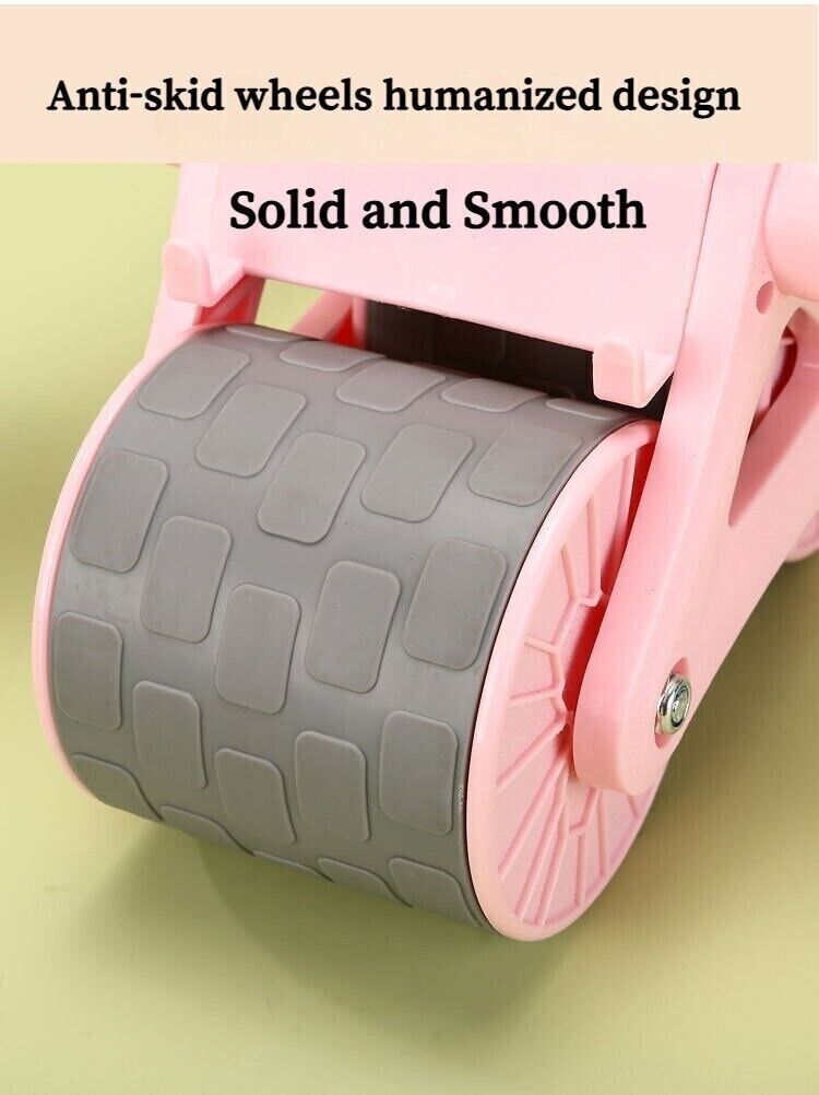 Automatic Rebound Wheel Roller Abdominal Ab Fitness Training Anti Slip Equipment