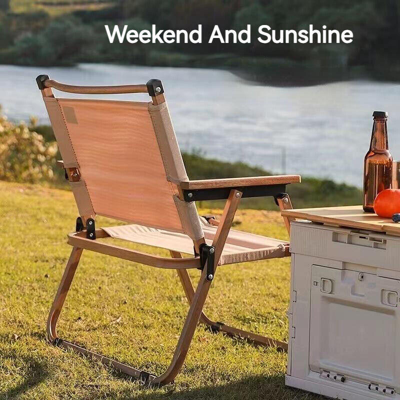 Outdoor Camping Picnic Ultralight Portable Folding Aluminum Barbecue Beach Chair