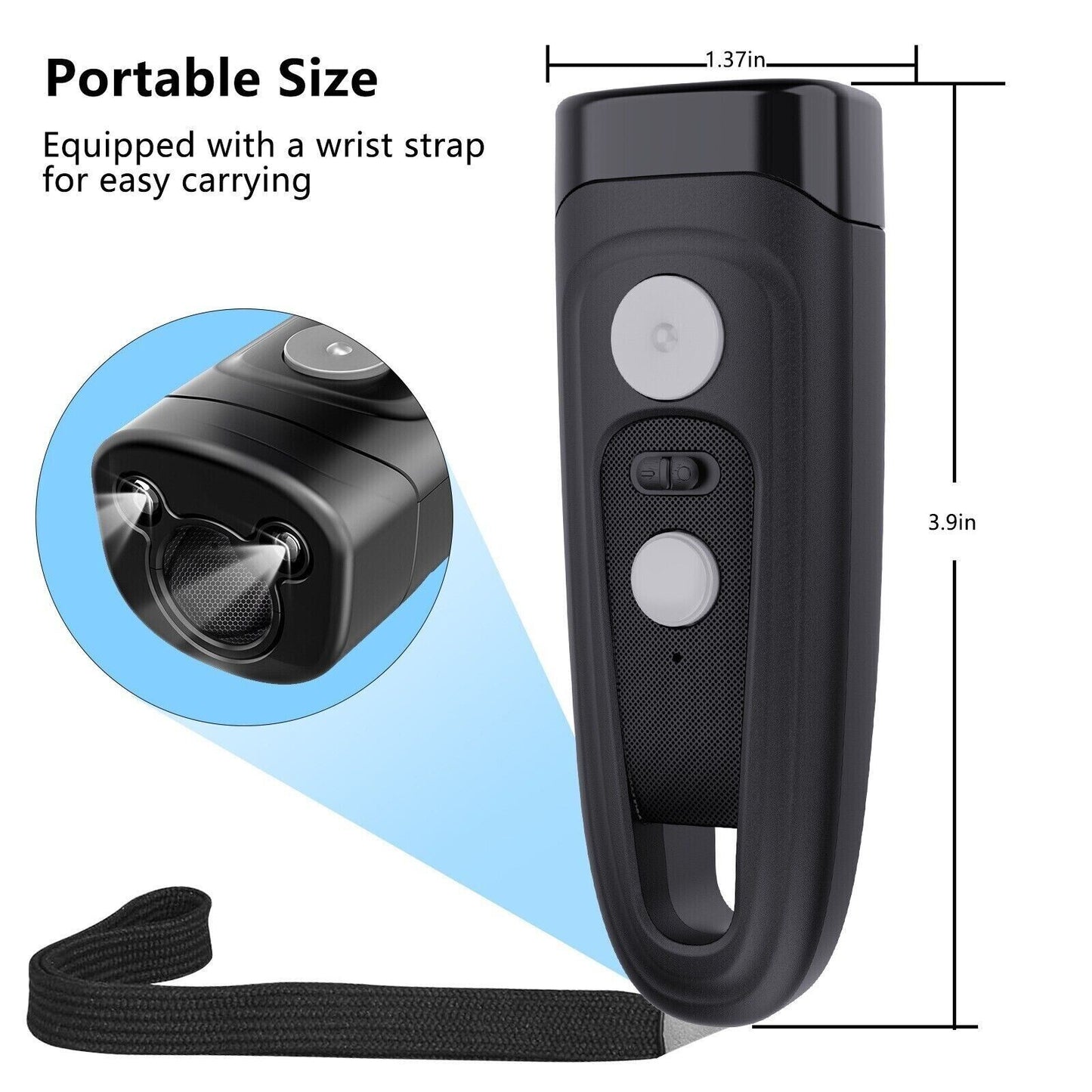 Pet Trainer Powerful Ultrasonic Dog Repeller Rechargeable Anti-barking Device