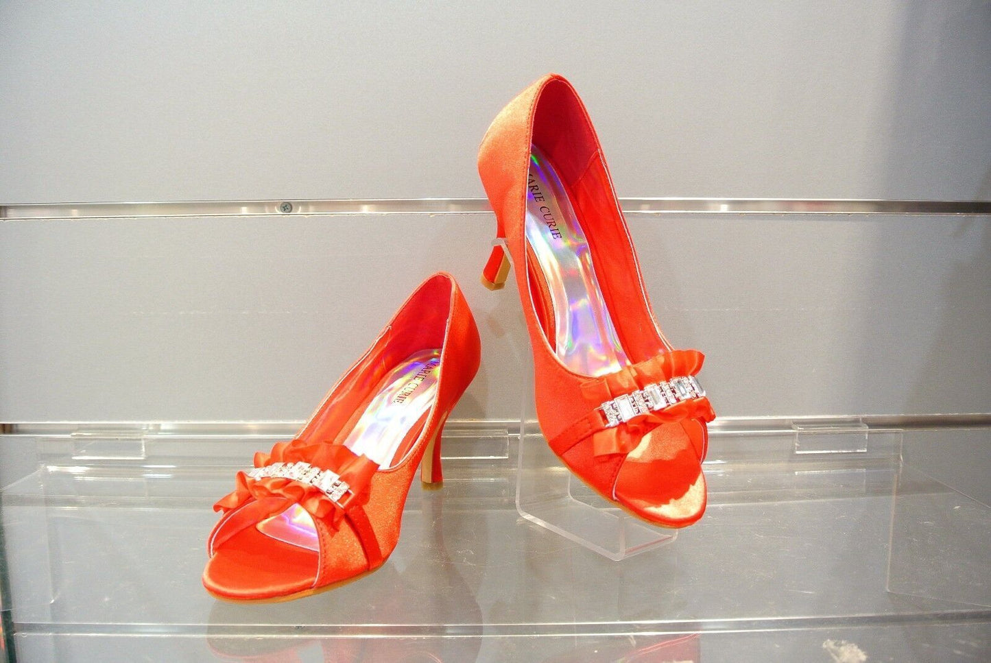 New Fashion Women Shining Ball Ventilate Mid Heel Party Wedding Work Date Shoes