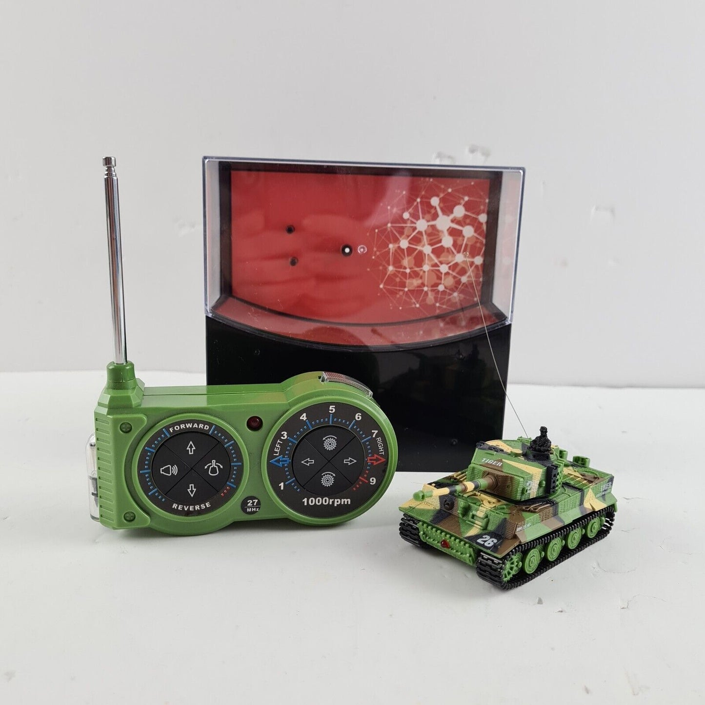 Kid Boy Toy Gift Remote Control Scale Tiger High Simulation Speed Mini RC Tank