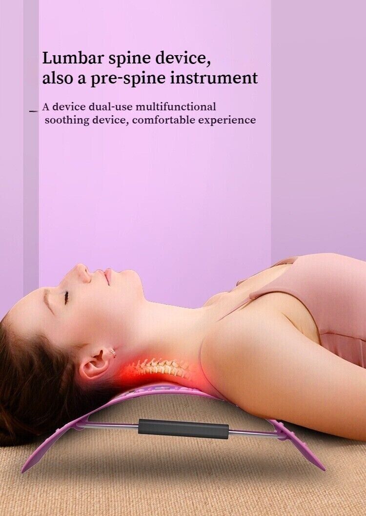 Lumbar Spine Relax Device Lumbar Back Support Stretching Board Top Waist Massage