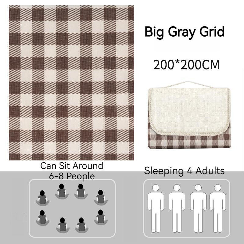 Outdoor Thickened Waterproof Portable Foldable Lawn Park Beach Party Picnic Mat