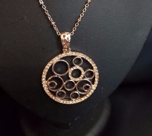 New Women Rhinestone Chain Crystal Necklace Pendant Lady's Fashion Jewelry