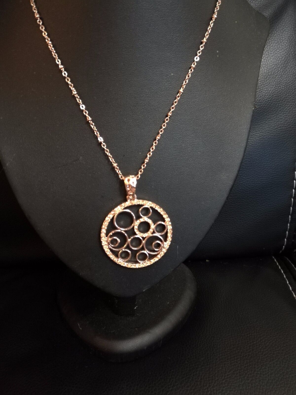 New Women Rhinestone Chain Crystal Necklace Pendant Lady's Fashion Jewelry