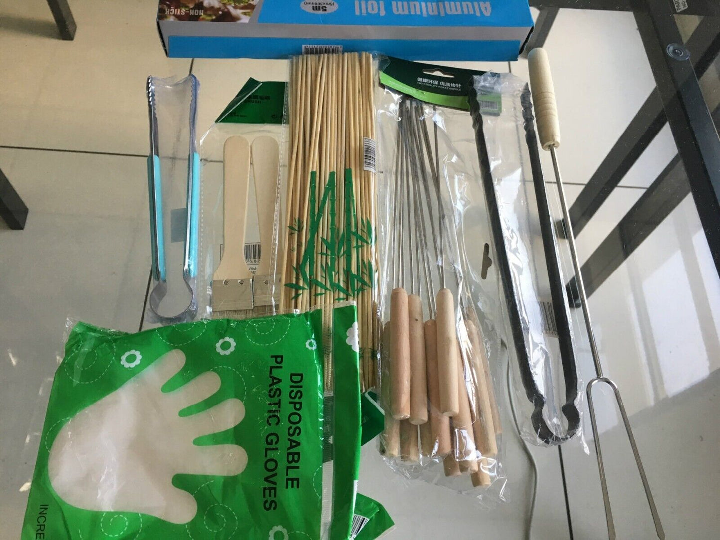 Convenient Affordable Barbecue Tool Set Barbecue Oven Accessories 8 Pcs Set