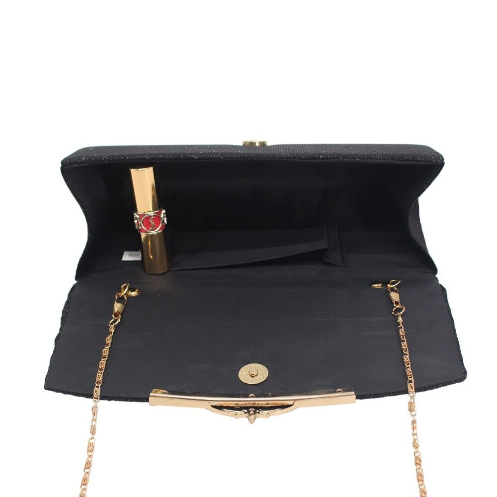 Women Evening Bag Clutch Wedding Party Shoulder Bag Ladies Chain Crossbody Bags