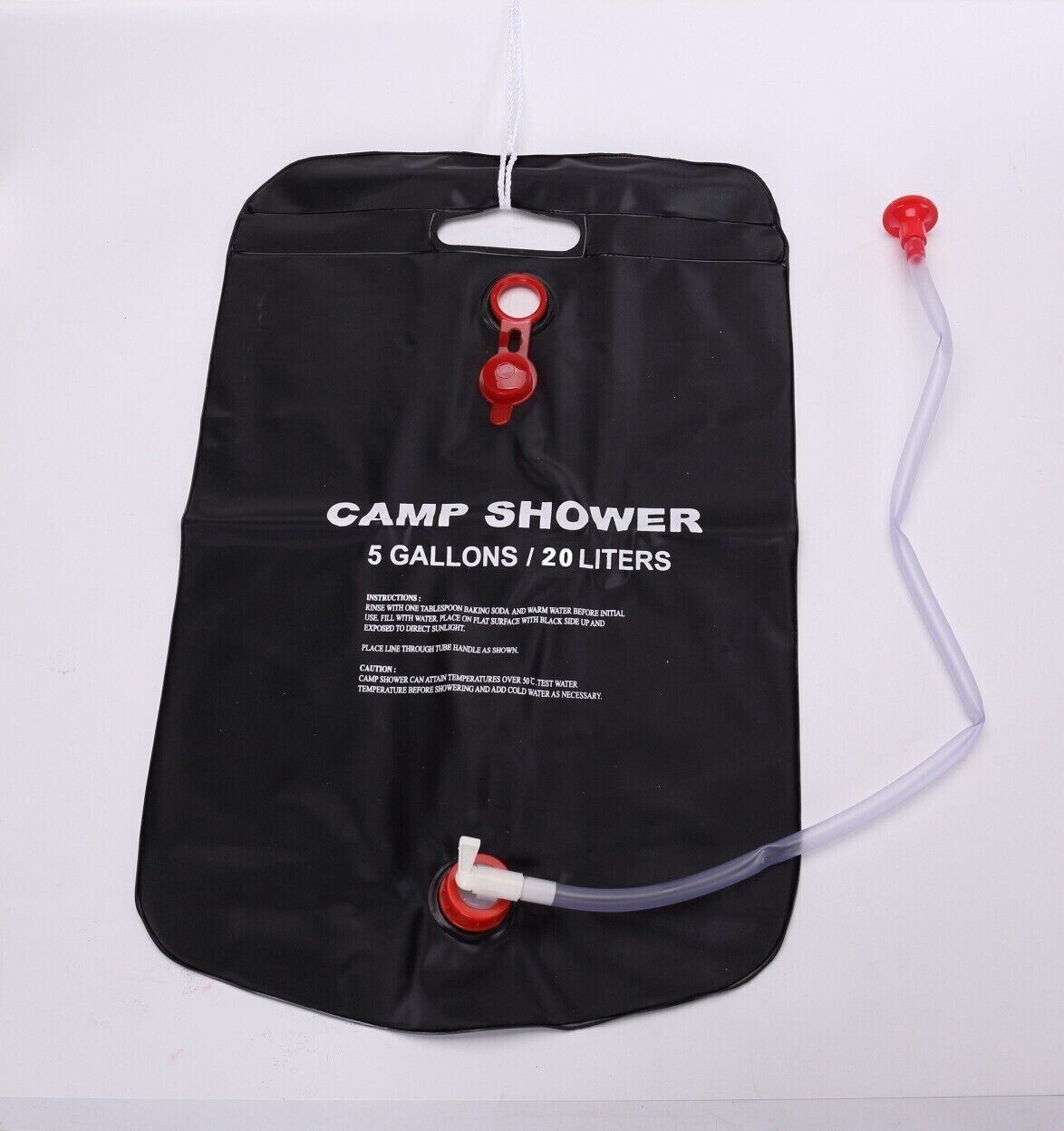 Foldable Shower Bag Solar Heat Camping Hiking Travel Water Storage Bag 20L 40L