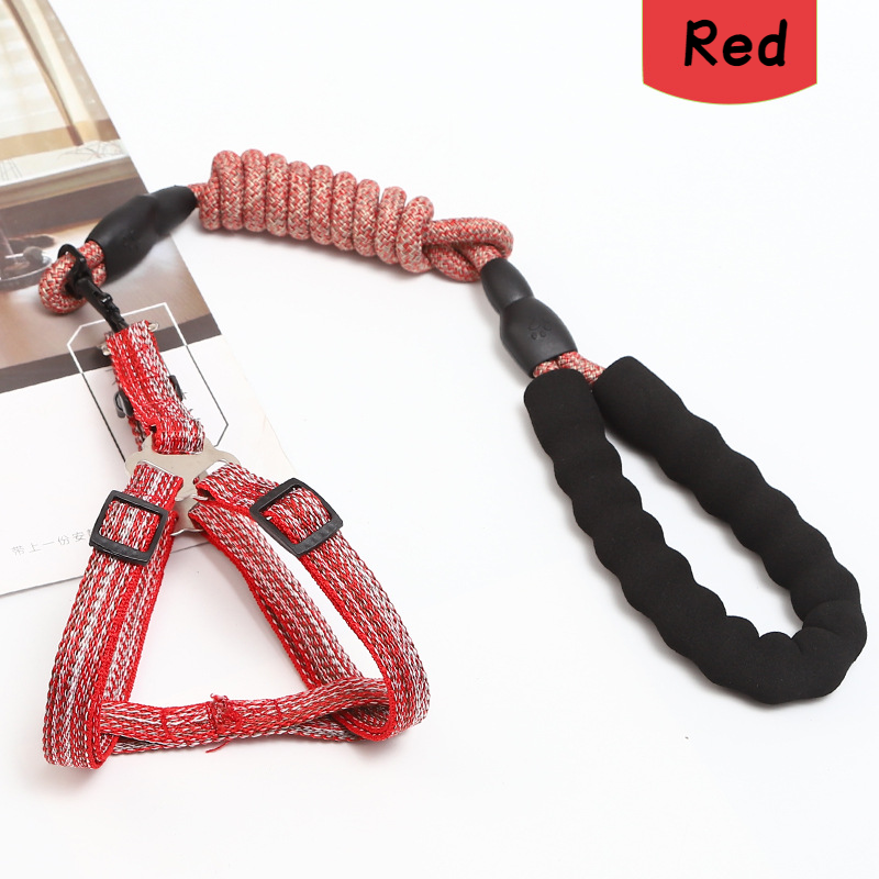 Pet Dog Cat Lead Harness Leash Vest Collar Safe Walking Control Outdoor