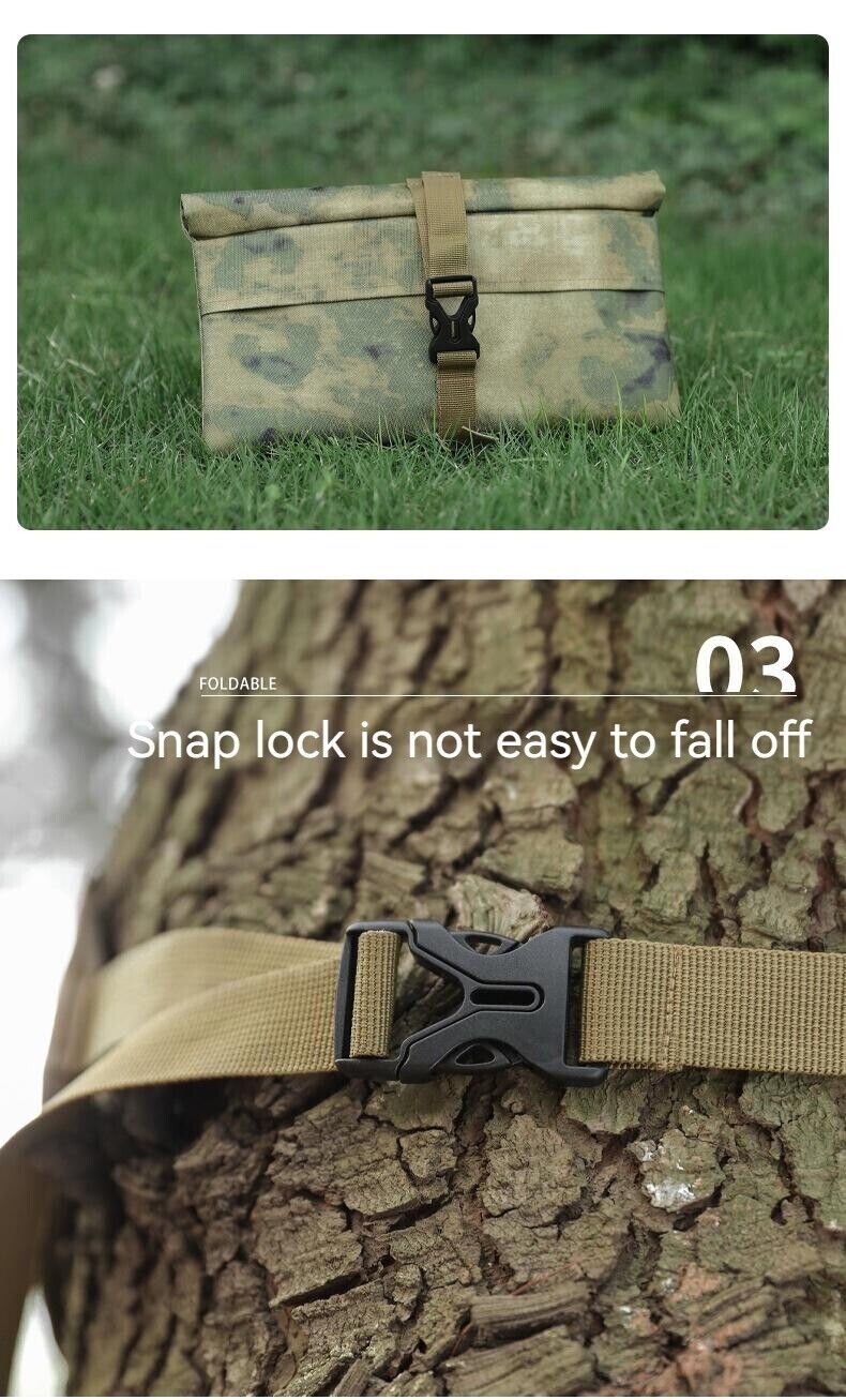 Outdoor Camping Portable Multifunctional Tool Hanging Cutlery Holder Storage Bag