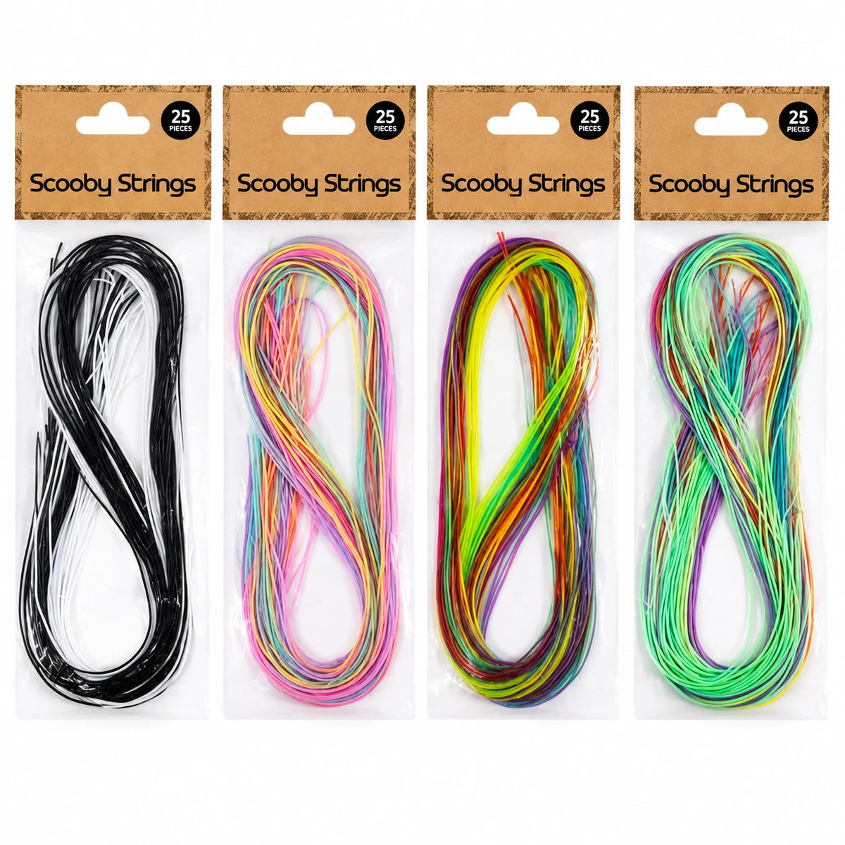 300 PCS Scoubidou Strings 100cm Plastic Lacing Cord Friendship Bracelet DIY Craft