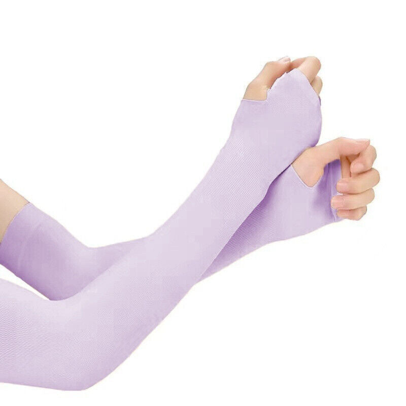 UV Sunburn Protection Ice Sleeve Cooling Arm Summer Cycling Outdoor Running