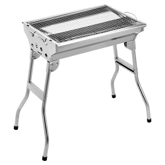 New Large High Charcoal BBQ Grill Portable Outdoor Barbecue Foldable Camping