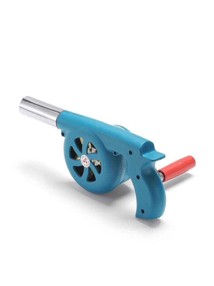 Outdoor Portable Manual Blower Large Wind Metal Outlet Camping BBQ Fire Tool