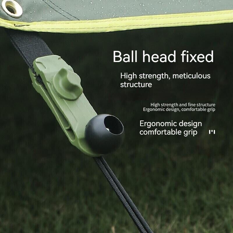 Outdoor Canopy Fixed Bind Elastic Cord Ties Elastic Ball Rubber Bands Tent Clips