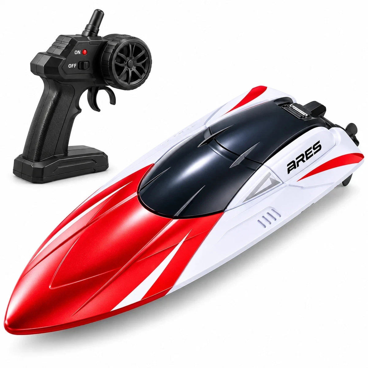 2.4GHz RC Speed Boat Remote Control Racing Yacht Dual Propeller Rechargeable AU