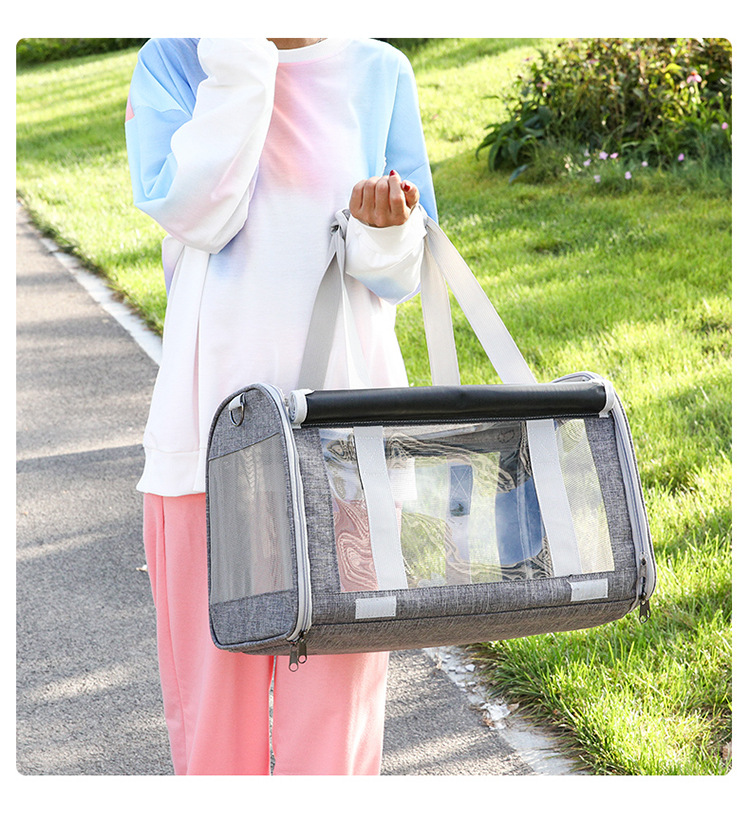 New Breathable Foldable Backpack Portable Pet Bag Portable Pet Going Out Bag