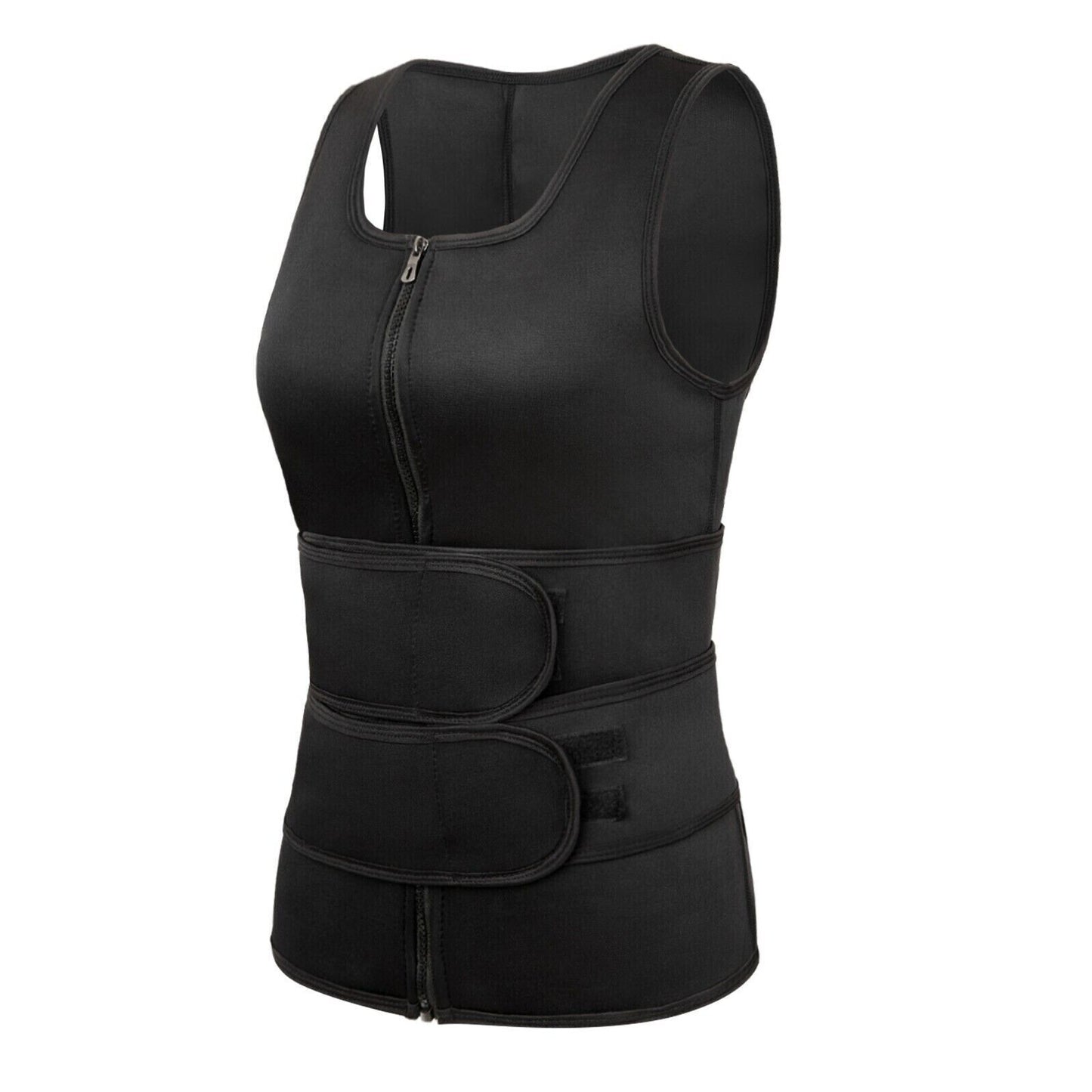 Men Slimming Compression Body Shaper Waist Trainer Sauna Sweat Tank Tops Vest