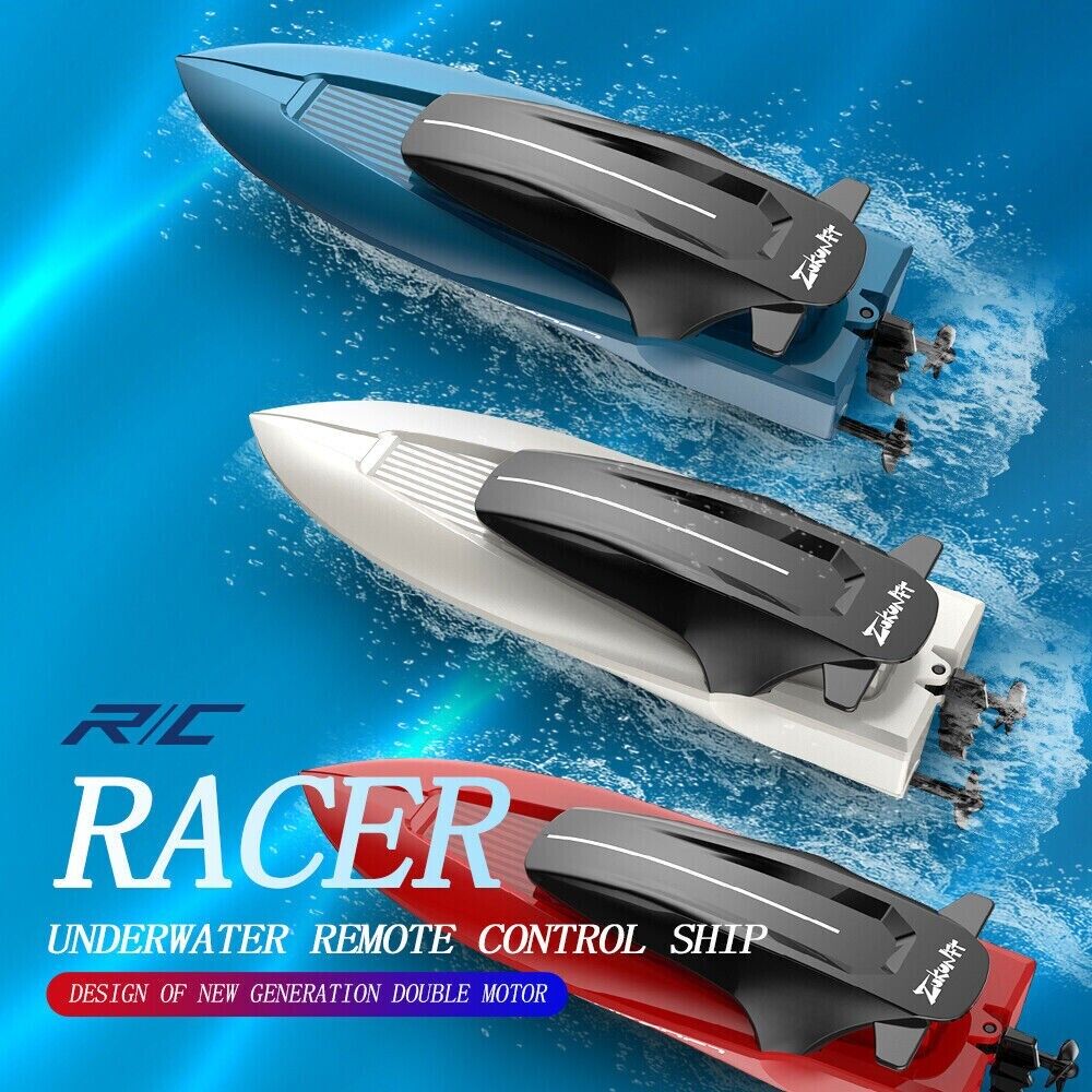 2.4GHz Mini RC Speed Boat Remote Control High Speed Boat Waterproof Toys Gift