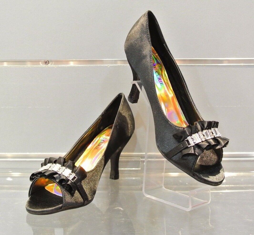 New Fashion Women Shining Ball Ventilate Mid Heel Party Wedding Work Date Shoes