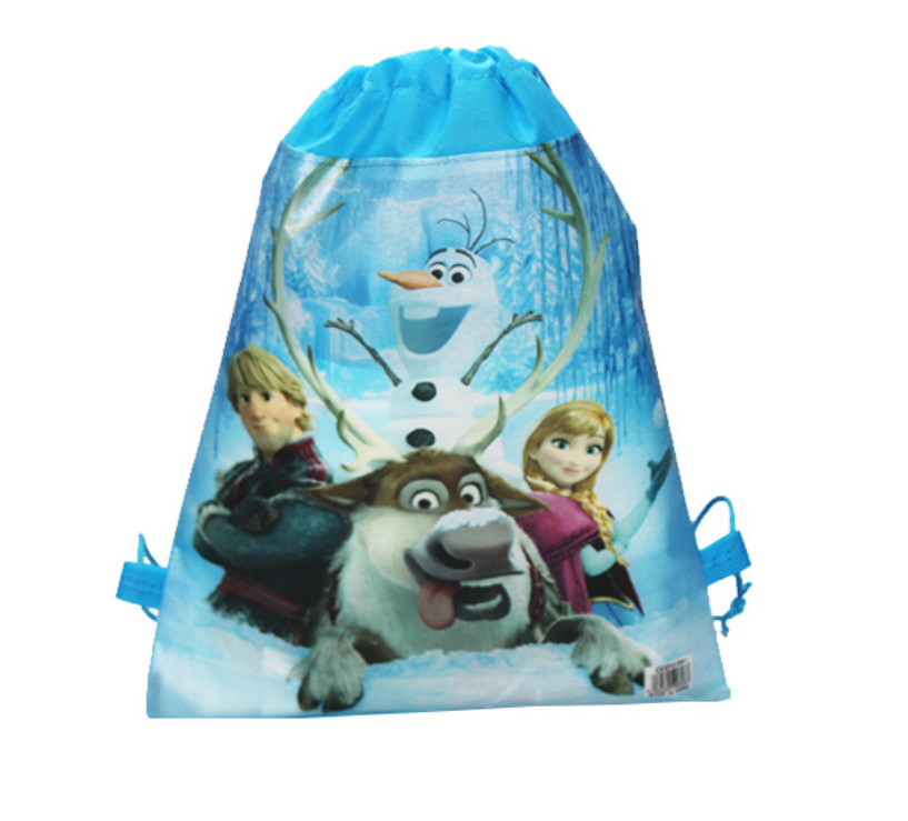 NEW Cartoon Drawstring Bag Library Girls Boys School Bag children kids Backpack