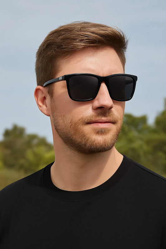 Men Stylish Polarized Sunglasses UV400 Anti-Glare Driving Finshing Sport Travel # 0733