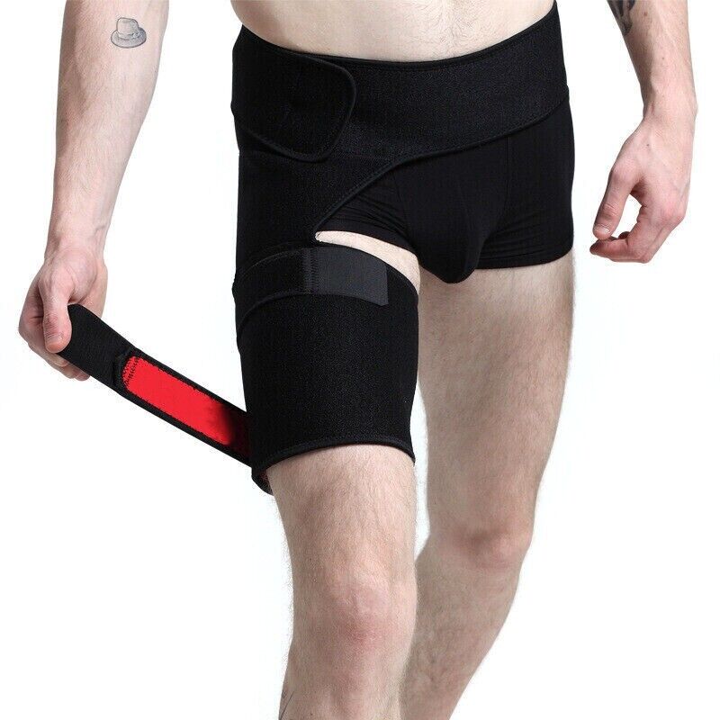 Breathable Sports Leg Support Muscle Strain Prevention Hip Thigh Support Strap