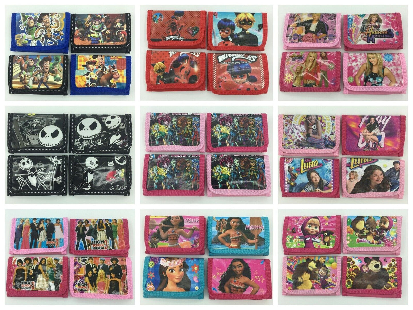 New kids Children Boys Girls Party Gift Idea Carton Cute Anime Purse Wallets