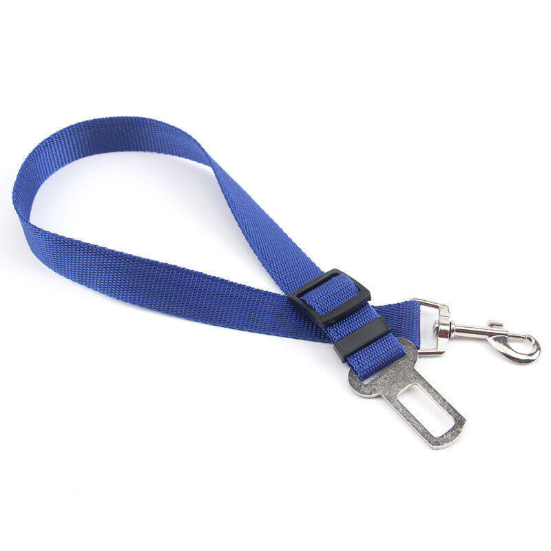 Pet Adjustable Dog Safety Seat Belt Harness Nylon Car Vehicle Clip Travel Leash
