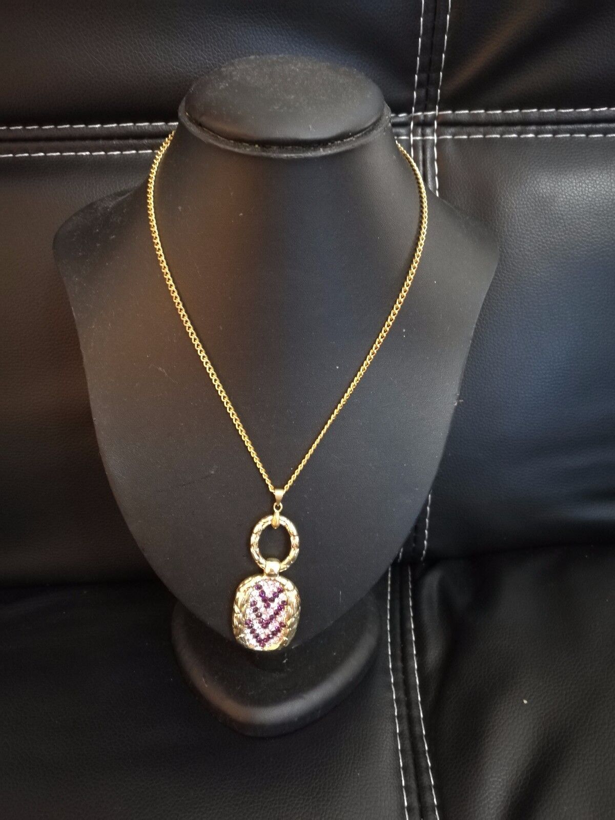 New Women Rhinestone Chain Crystal Necklace Pendant Lady's Fashion Jewelry