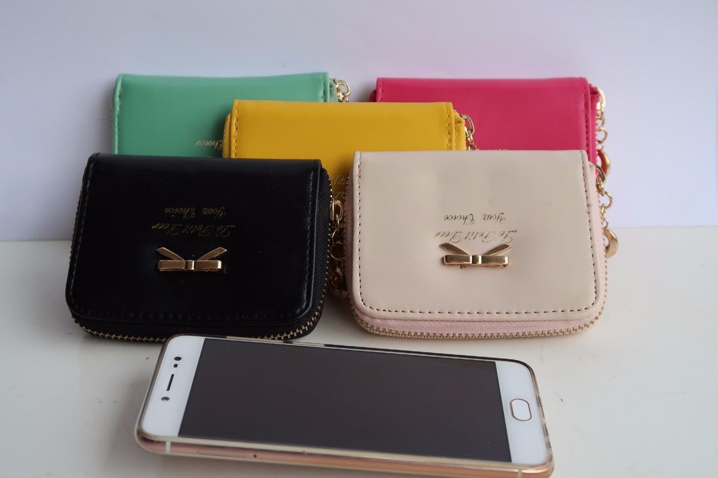 NEW Women Fashion Patent Wallet Zip Around Case Purse Wallet Lady clutch GIFT