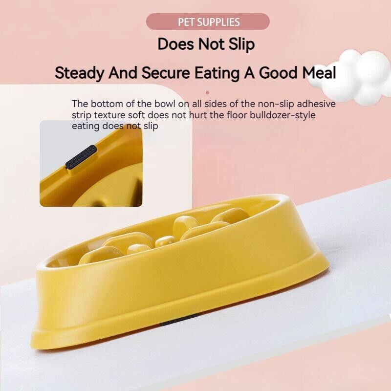 Slow Down Eating NonSlip Feeder Pet Choke Bowl Large Bowl For Medium Large Dog
