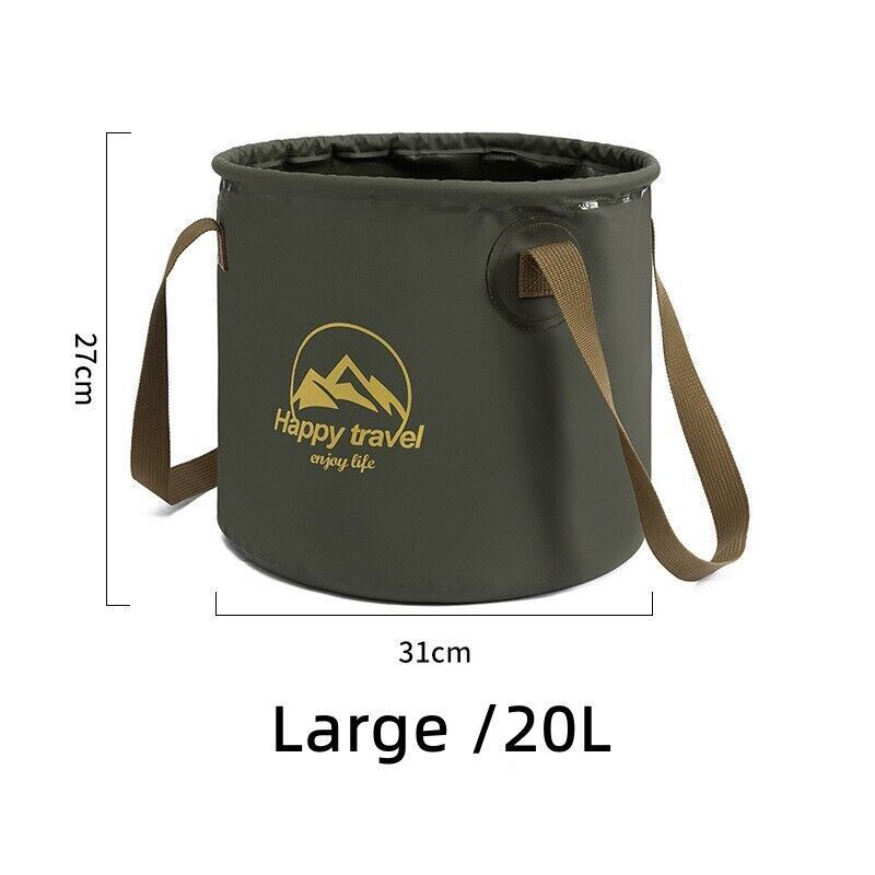 Outdoor Portable Foldable Wash Basin Travel Camping Fishing Foot Soaking Bucket