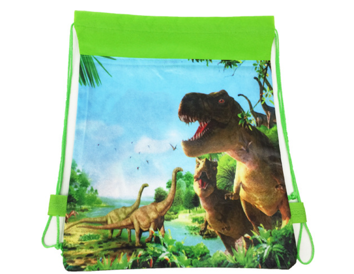 NEW Cartoon Drawstring Bag Library Girls Boys School Bag children kids Backpack